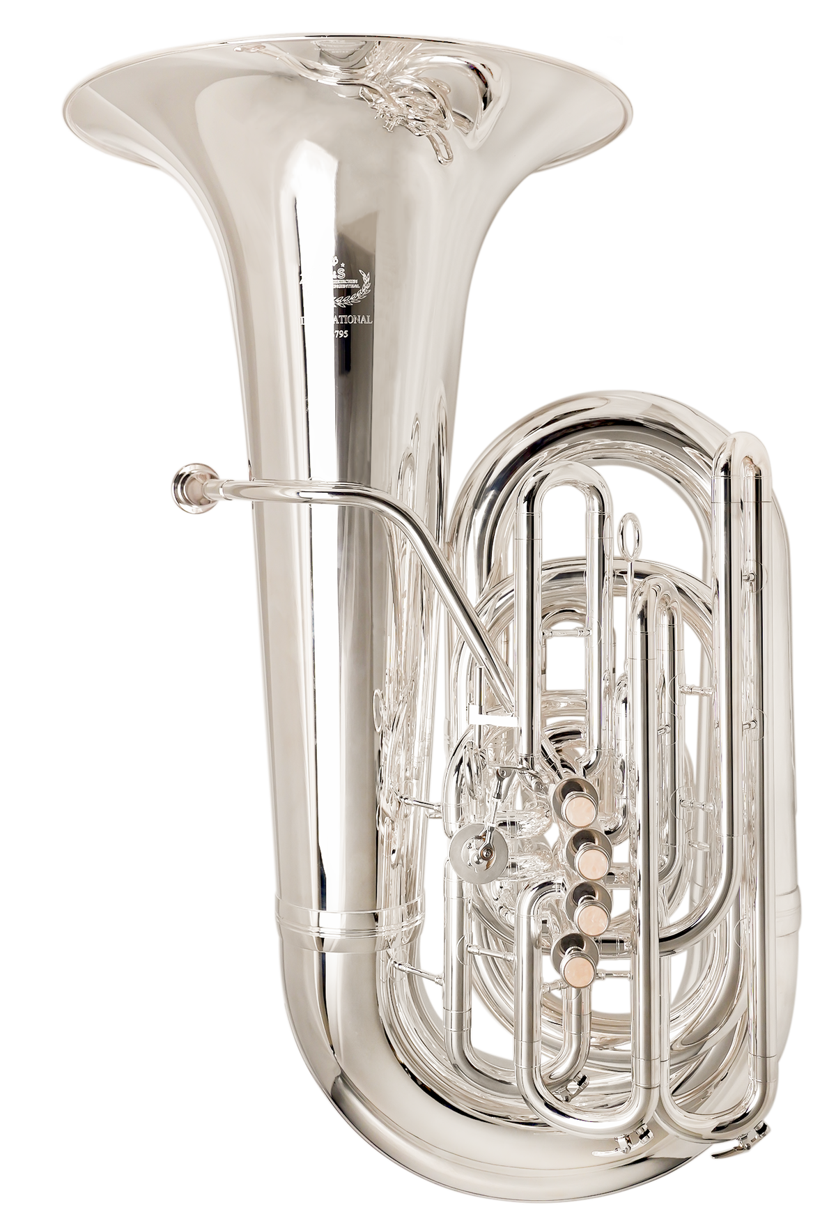 DEMO B&S 795 International Series 4/4 CC Tuba - Silver