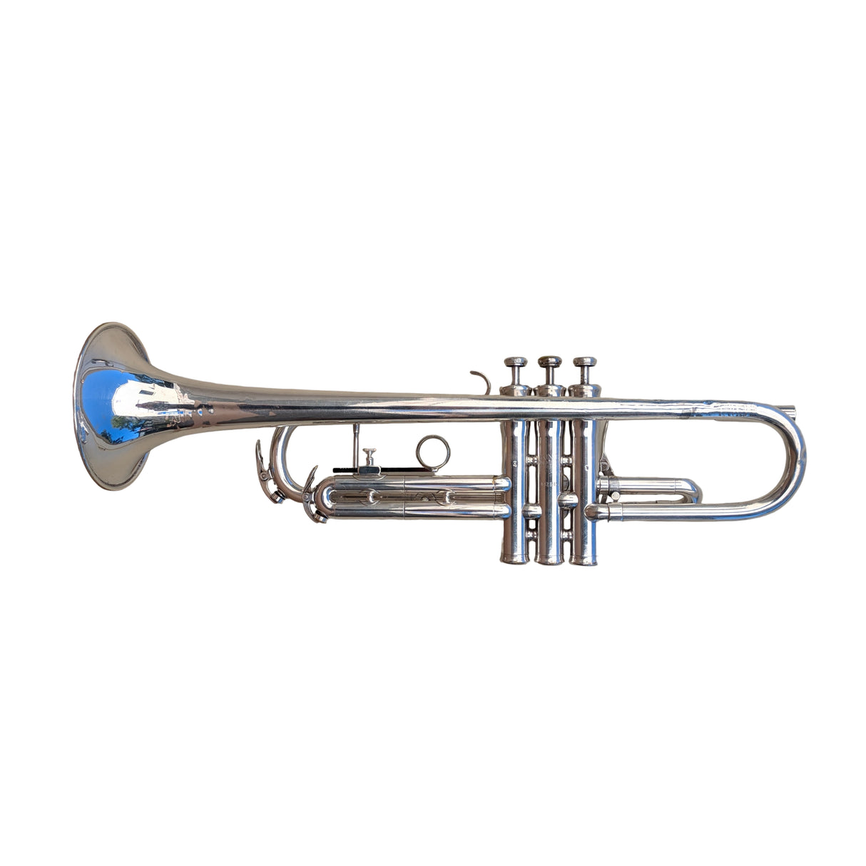 USED King Silver Flair Bb Trumpet