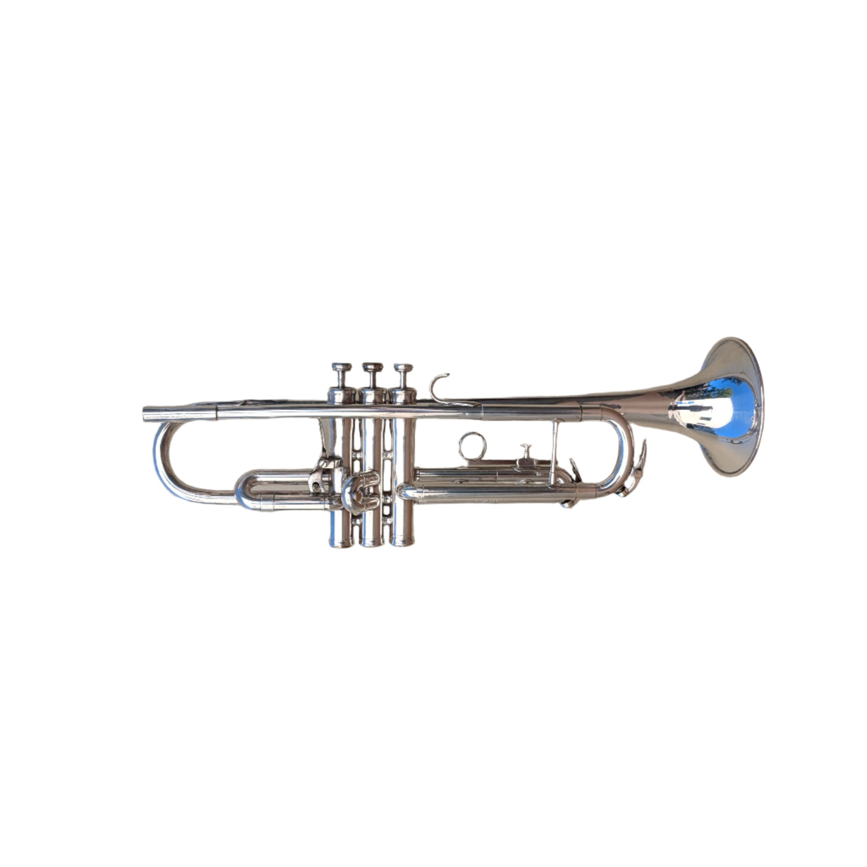 USED King Silver Flair Bb Trumpet